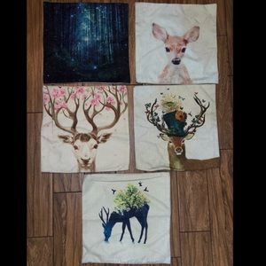 Magical forest deer pillowcase set